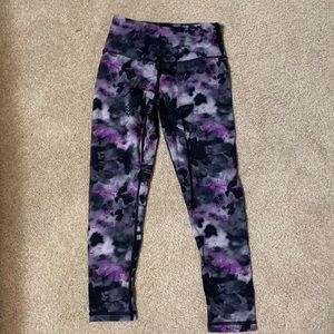 Zyia Active leggings, sz 6-7, Watercolor